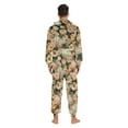 thumbnail image 7 of joogoo Vintage Roses Flowers-i6 Unisex Adults Onesies Pajamas Jumpsuits L, 7 of 7