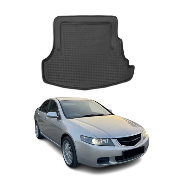 OMAC Cargo Mats Liner for Honda Accord Sedan 2003-2007 Waterproof TPE Black