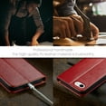 thumbnail image 5 of Wallet Case For iPhone 7 Plus / iPhone 8 Plus, Case Wallet-High Quality Leather Magnetic Closure Case-RFID Blocking Card Holders-Shockproof TPU Shell Folio Cover Women Men Men/Women, Red, 5 of 7