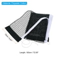 thumbnail image 2 of Uxcell Table Tennis Net Replacement Ping Pong Net String Tension Equipment Accessories Polyester Cotton, Green, 2 of 6