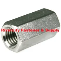 (10) 5/16-18 Stainless Coupling Nuts 5/16X18 Hi / Tall / Extension Nut