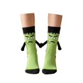 thumbnail image 3 of Halloween Hand Holding Stockings for Couples, Crew Sock Pair, Funny Halloween Party Socks, 3 of 5
