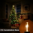 thumbnail image 4 of Great Value C7 LED Deco Light Bulbs, 0.8W (4W Equivalent) Soft White E12 Candelabra Base, 4 Pack, 4 of 8