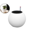 thumbnail image 2 of Self-Watering Planter Pot with Geometric Cutouts – Spherical Hydroponic Flower Pot with Inner Liner & Water Level Window – Low Maintenance Desktop Planters for Home, Office & Balcony Decor, 2 of 6