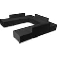 thumbnail image 2 of Flash Furniture Hercules Alon 7 Pièces Réception Sièges en Noir, 2 of 6