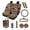 Brown Aztec Cow Print, variant on Yuyamidu Boho Sea Turtle Auto Seat Covers Full Set of 13 with Steering Wheel Cover Seatbelt Shoulder Pad Blue Hibiscus Trash Bin Rearview Mirror Cover Coasters Keychain Car Interior Set