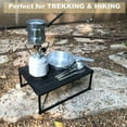 thumbnail image 5 of Red Suricata Camping & Beach Table - Folding Portable Lightweight Metal Picnic Table for Outdoors, Camp, Hiking & Trekking (Small), 5 of 8