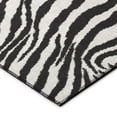 thumbnail image 3 of Addison Rugs Addison Indoor/ Outdoor Safari Zebra Animal Print Washable Area Rug 1'8" x 2'6" - Pearl, 3 of 5