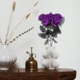 thumbnail image 5 of facefd Polyester Roses Halloween Centres de Table Décoration de Fête Violet, 5 of 5