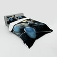 thumbnail image 3 of Ambesonne Galaxy Bedding Set 3 Pcs, Solar System Sun Planets, Twin, Black Grey, 3 of 3