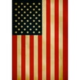 thumbnail image 2 of America Forever Tea Stained American Flag 28 x 40 Inch Double Sided Outdoor Yard Decorative Vintage Old Rustic Style Antique USA House Flag, Made in the USA, 2 of 3