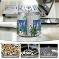 thumbnail image 6 of Yayeee Ashtray with Lid for Cigarette Smokeless Stainless Steel Home Ash Holder, Boat Seaside, 6 of 7
