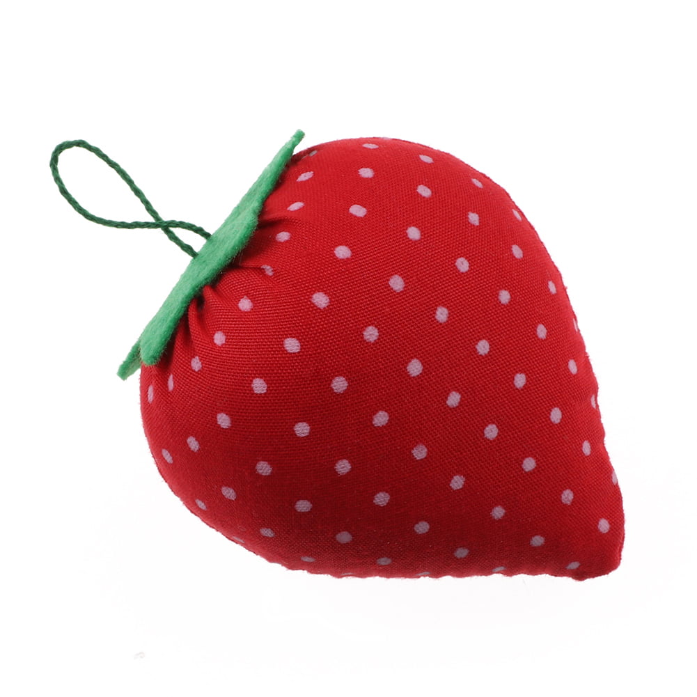 Cute Strawberry Style Pin Cushion Pillow Needles Holder Sewing CrafC-ca 