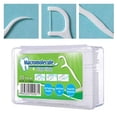 thumbnail image 2 of 50PCS Disposable Dental Floss Picks, Strong & Flexible Tooth Floss Sticks, Easy Grip Plastic Handle for Daily Oral Care, 2 of 7