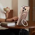 thumbnail image 4 of Case For IPhone 17 Pro Max/17 Pro/17 Air/17, Luxury Leather Case Slim Kickstand Cover Magnetic Wireless Charging Shell, 4 of 7