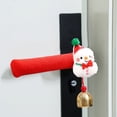 thumbnail image 6 of Kumdkd White Christmas Door Handle Covers, Plush Polyester Door Knob Decorations, Easy Slip-On Festive Gloves for Home Cabinet & Entry Doors, Reusable Holiday Decor, 7.28x2.17x1.18in Set of 1, 6 of 6
