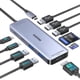 thumbnail image 1 of Adaptador multipuerto USB C Hub Melelink para MacBook 10 en 1, 1 of 9