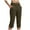 Army Green, variant on Dressy Capri Pants for Women Stretch High Waisted Crop Work Pants Summer Casual Capris Slacks Yoga Trousers Dress Pant (Black, M)