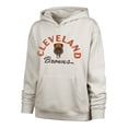 thumbnail image 2 of Women's '47 Cream Cleveland Browns Dawg Pound XL Whirlwind Naomi Pullover Hoodie, 2 of 3