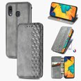 thumbnail image 1 of Galaxy A30 Case, Premium PU Leather TPU Wallet Cover with Card Holder Kickstand Hidden Magnetic Adsorption Shockproof Flip Folio Cell Phone Protective Case for Samsung Galaxy A30,Gray, 1 of 8