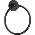 thumbnail image 1 of (Negro) Toallero adhesivo para baño, toallero fuerte, acero inoxidable, cromado, 1 of 4