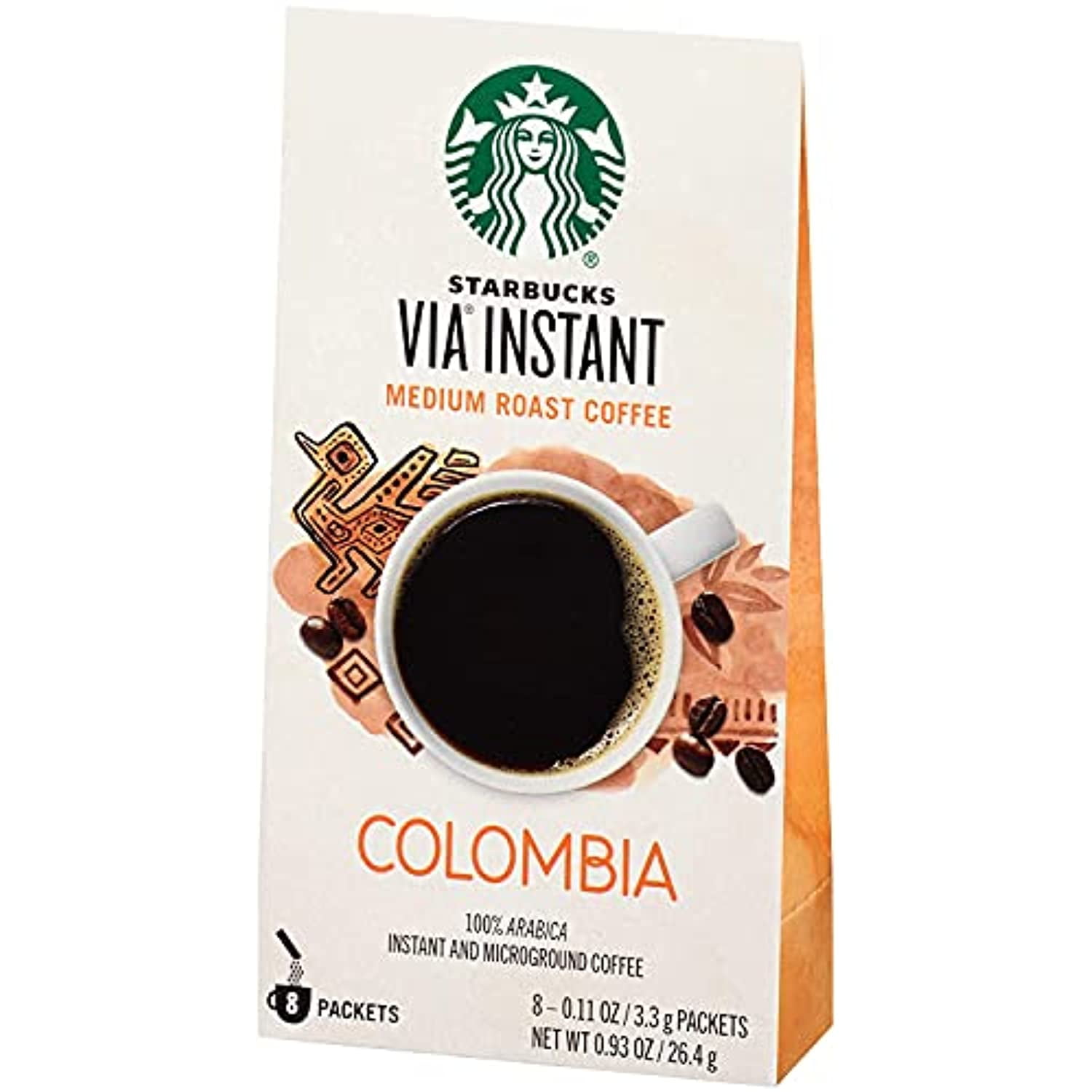 Buy Starbucks Via Instant Coffee, Colombia, 8 Ct Online at Lowest Price in Ubuy India. 281356931