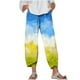 thumbnail image 1 of Pantalones de Mujer Traje Verano Cómodo de Moda Impreso Pantalones Recortados, Pantalones Elásticos Casuales, 1 of 5