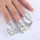 thumbnail image 3 of 600 Pieces Foil Nail Wraps, Nail Polish Remover Soak-off Foil with Large Cotton Pad for Removal Acrylic/Dip Powder/UV/Gel/Polish, 3 of 7