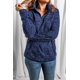thumbnail image 3 of ABPHQTO Sudadera de mujer azul con media cremallera, 3 of 5