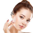 thumbnail image 2 of 1 Pair Delicate Elves Ear Clips Alloy Ear Cuffs Fashion Earrings Female Jewelry, 2 of 4
