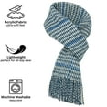 thumbnail image 7 of Alpine Swiss Mens Scarf Soft Knit Winter Scarves Plaid Striped or Solid Neck Covering Long Warm Stylish, 7 of 7