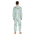 thumbnail image 4 of FORMRS Onesies Pajama for Adults Unisex Hoodie Winter Jumpsuit One Piece Sleepwear, Sizes S-2XL, Floral Easter, 4 of 7