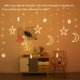 thumbnail image 2 of Guirnalda de interior ajustable LED impermeable a prueba de agua 8 modos Luna Estrellas Colgante Lámpara Festival Banquete Decoración de la iluminación Suministros Inevent HA059914-00, 2 of 7