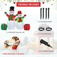 thumbnail image 4 of Gymax 6ft Inflatable Christmas Snowmen Indoor Outdoor Blow Up Decor w/ LED Lights, 4 of 7