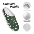 thumbnail image 5 of Lsque Colorful Mallard Duck Pattern Womens Comfort Cotton on Scuff With Memory Foam and Anti-skid Sole Slipper-35/36, 5 of 7