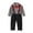 Black Suit, variant on Toddler Gentleman Suit Baby Little Boy Clothes Sets Bowtie Long Sleeve Shirts and Suspenders Pants Sets 2Pcs Casual Outfit Sets,12 Months-7 Years