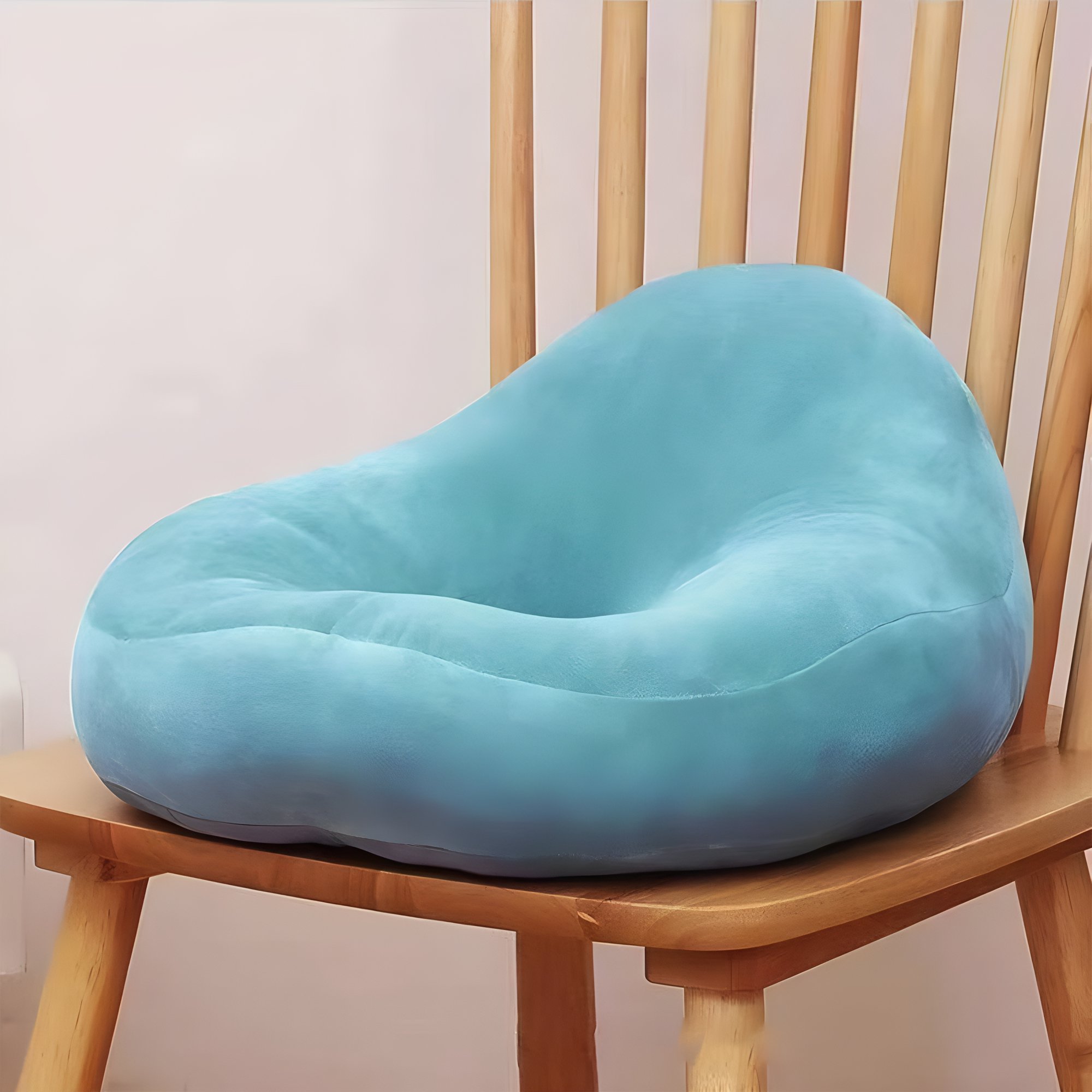 XIBUFE 2026 New Donut Sitting Pillow Tailbone Pillow Large Support Doughnut Ring,Sitting,Seat Cushion,Chair Pad for Home Truck Wheelchairs Men,Grey,Blue