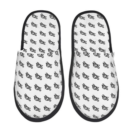 

Rateoe SeTurtle27 Pattern Fuzzy Slippers Fuzzy Soft House Slippers Plush Furry Warm Cozy Open Toe Fluffy Home Shoes-Large
