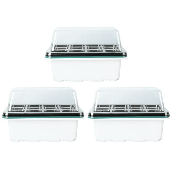 CRILSTYLEO 3Pack Microgreens Growing Trays Assorted Color with Seed Germination for Gardeners