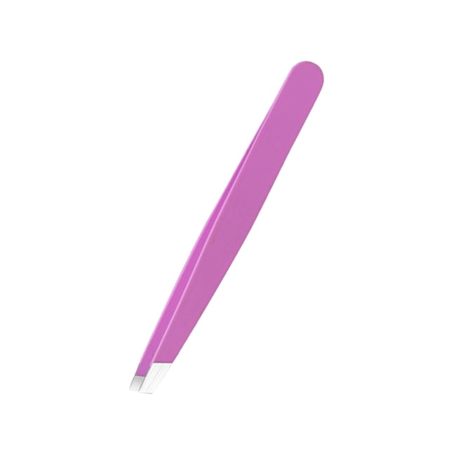 Pinza para cejas, pinza de depilación de acero inoxidable, pinza para cejas, recortadora de cejas, boca plana