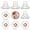 Rose Gold, variant on Monebena Silicone Earring Backs for Droopy Ears/Heavy Earring,10 Pcs 925 Silver No-Irritate Hypoallergenice Earring Backs Replacements,Soft Clear Locking Earring Backs for Studs(White)