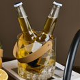 thumbnail image 2 of Contenedor de almacenamiento Cubo De Hielo, Mango De Cuero PU, Recipiente Para Bebidas, Contenedor Para Picnic, Pub, Hogar, Pequeño MagiDeal Contenedor de almacenamiento, 2 of 7
