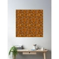 thumbnail image 2 of Leopard Skin Pattern Poster Wall Art, Modern Wall Decor For Living Room Bedroom, 24x24 UNFRAMED, 2 of 3