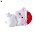 thumbnail image 4 of YAOMOBB Long-lasting Christmas Ornament Add Holiday Cheer with 2Pcs Christmas Bear Ornament Mini Cartoon Santa Claus Snowman Tree Gift Box Solid Resin Desktop Decorations, 4 of 6