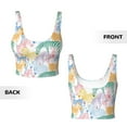thumbnail image 4 of Yiaed Zebra Colourful Print Ladies Waistcoat Women Sports Vest Vest Sports Women Sports Top Yoga Vest for women-Medium, 4 of 8