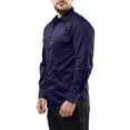 thumbnail image 4 of KS04 - Kolossus Men's Lightweight Cotton Blend Long Sleeve Work Shirt with Pockets, 4 of 11