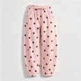 thumbnail image 7 of VBVC Women's Polka Dot Joggers with Pockets , High Waisted Drawstring Sweatpants For Women, S-2XL, 7 of 7