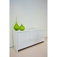 thumbnail image 5 of Pangea Home Bowa Modern High Gloss Lacquer Wood Buffet in Walnut, 5 of 7