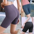 thumbnail image 6 of ZPAQI Women High Waist Workout Biker Shorts Tummy Control Butt Lifting Yoga Short Pants Solid Color Athletic Running Tights, 6 of 18