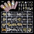 thumbnail image 3 of Milue Nail Art Rhinestones Kit,3D Luxury Nail Crystals,Nail Gems Metal Nail Charms, 3 of 21
